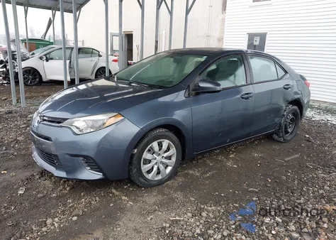 2016 Toyota Corolla Le из США, поврежденный, VIN 2T1BURHE9GC536530